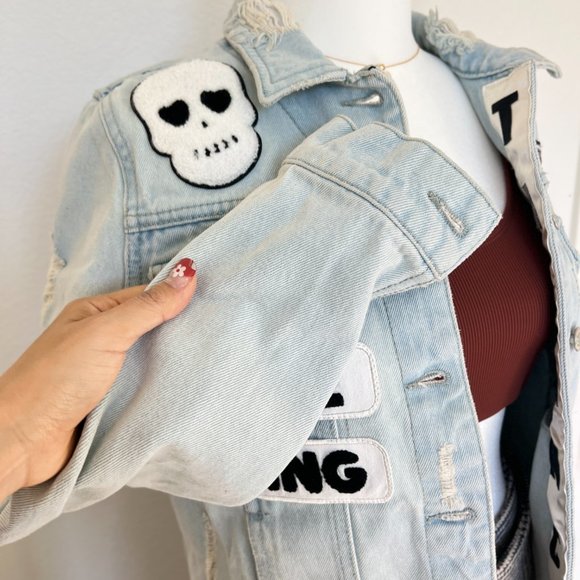 Mango Patches Denim Jacket - Picture 6 of 11